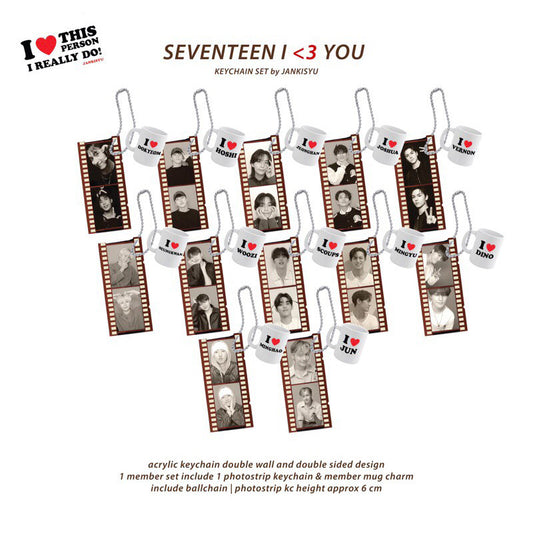 I Love U Keychain Set - Seventeen