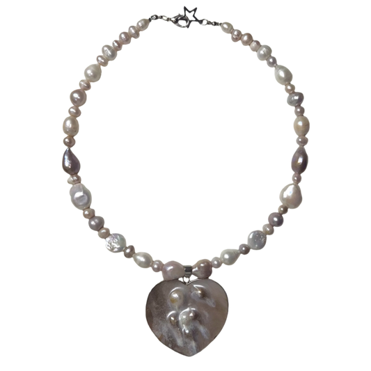 Pearlescence Sweetheart Necklace