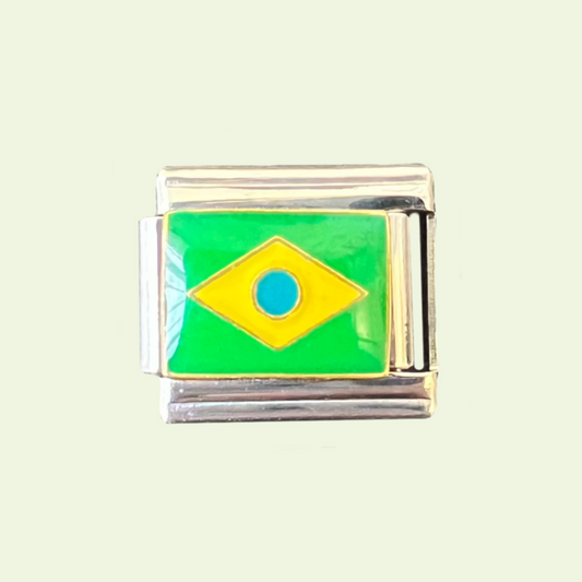 Charm #1: Brazil Flag