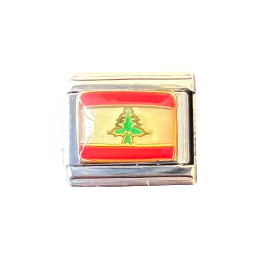 Charm #054: Lebanon Flag