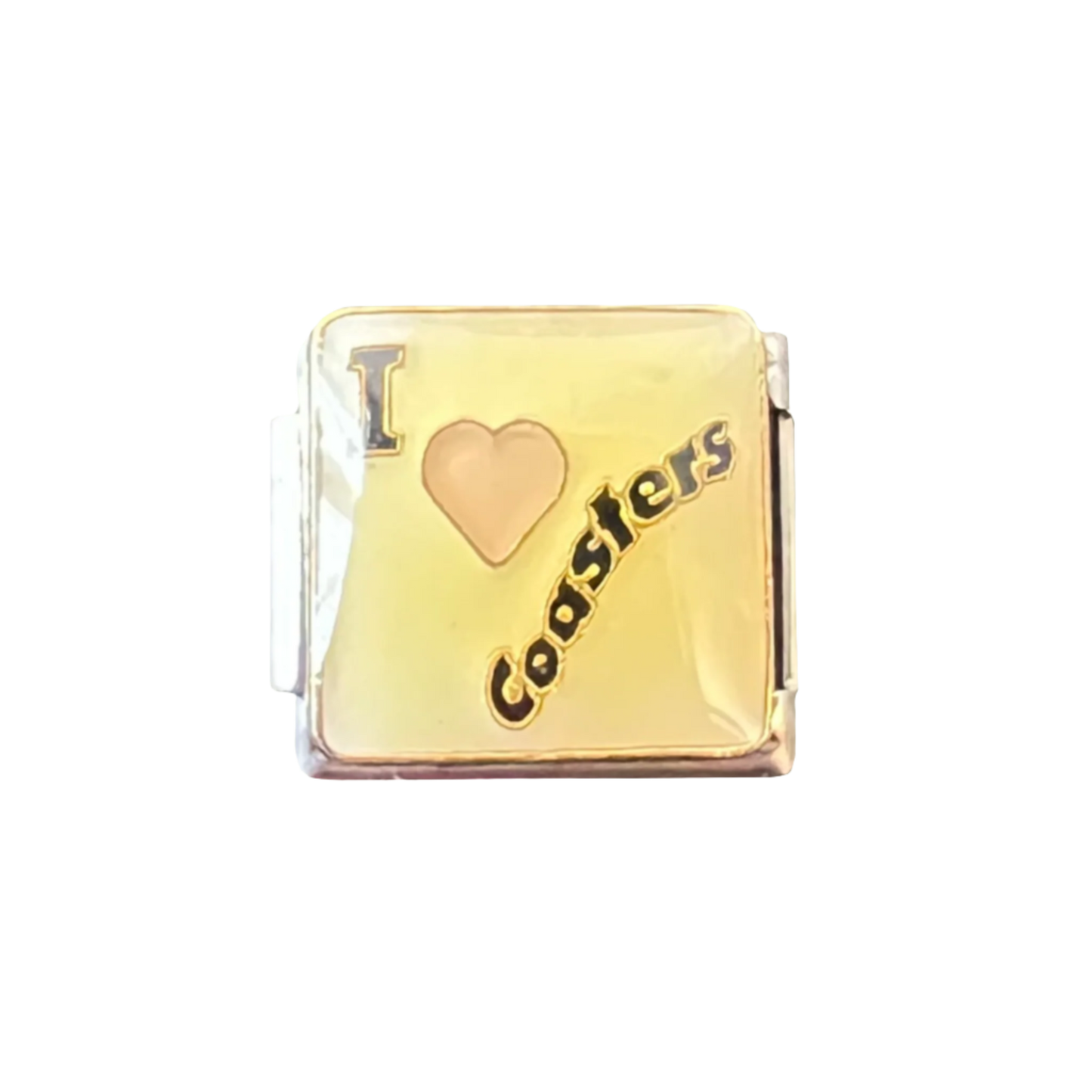 Charm #31: I <3 Coasters