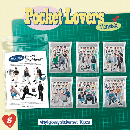 Pocket Lovers Sticker Pack - Monsta X