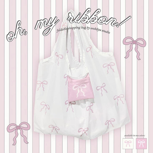 Oh My Ribbon Shopping Bag