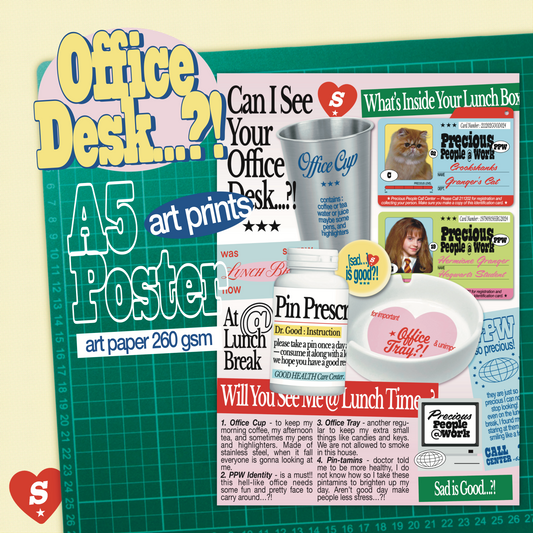 Office Desk A5 Print