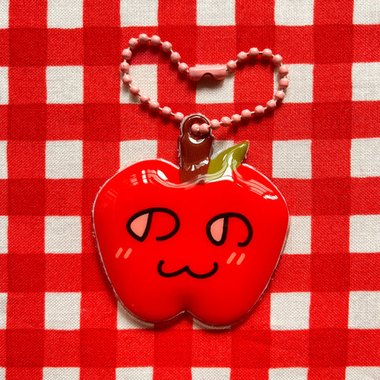 Puffy Apple Charm
