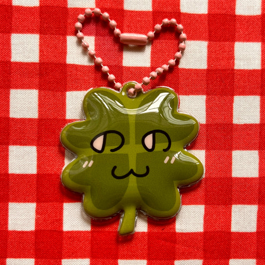Puffy Clover Charm