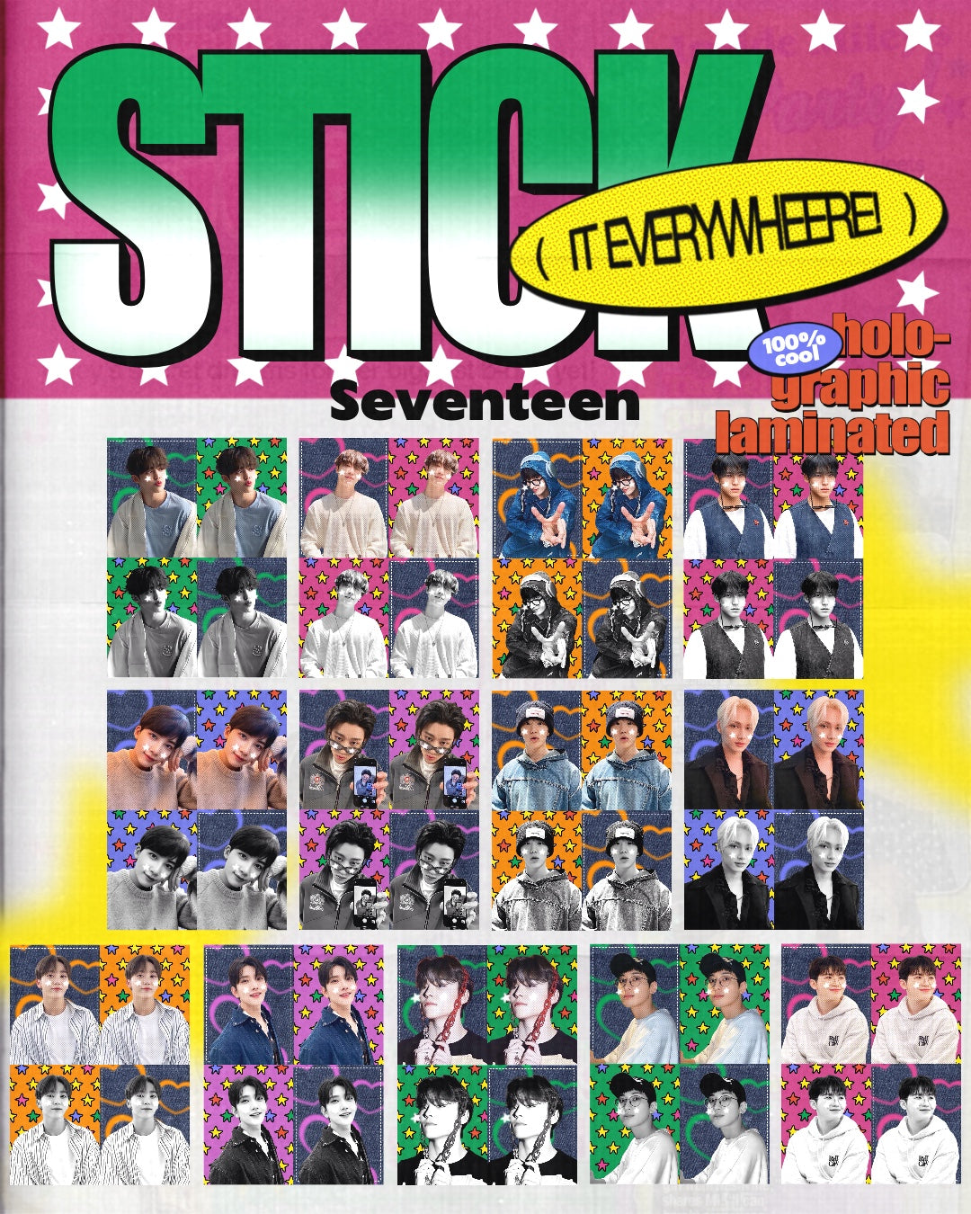 Stick It! Everywhere ID Photo - Seventeen