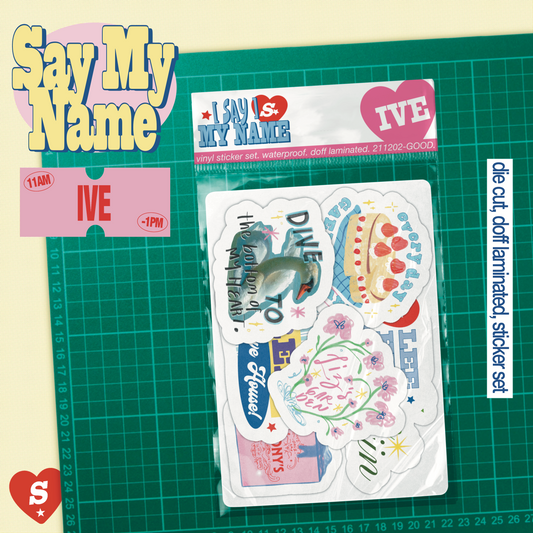 Say My Name Sticker Pack