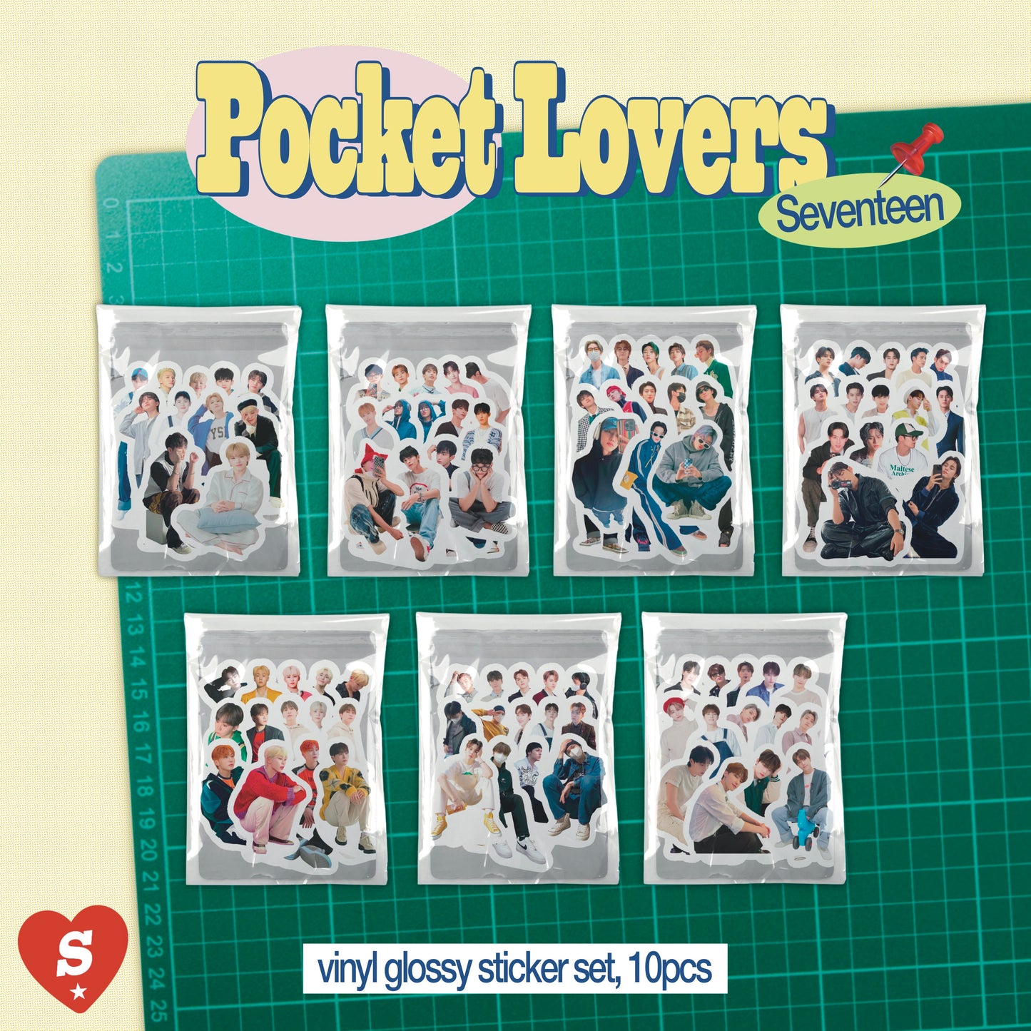 Pocket Lovers Sticker Pack - Seventeen