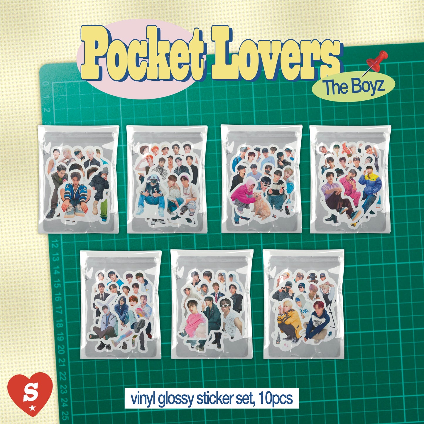 Pocket Lovers Sticker Pack - The Boyz