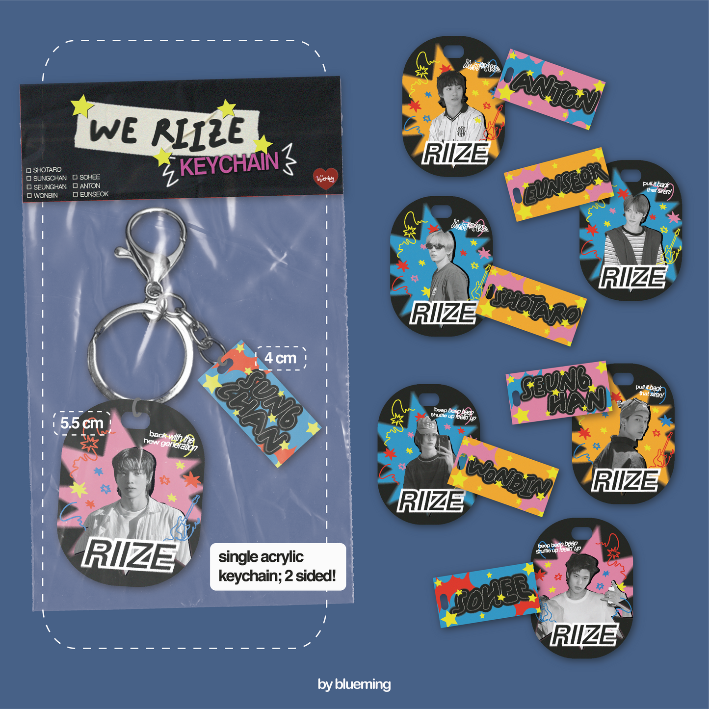 We Riize Keychain