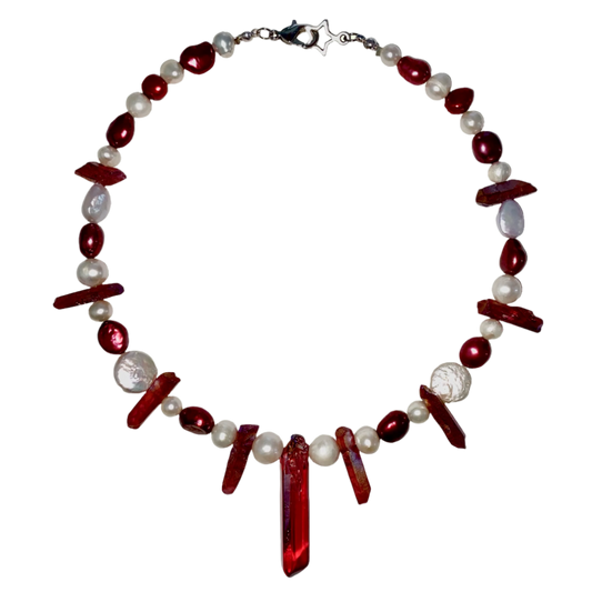 Red Ruby Necklace